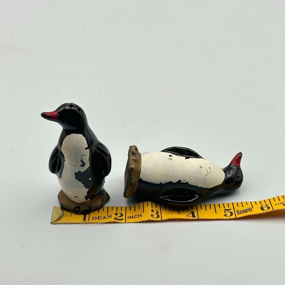 SP41-1-Vintage salt & Pepper‎ shakers penguin Japan - Picture 6 of 7